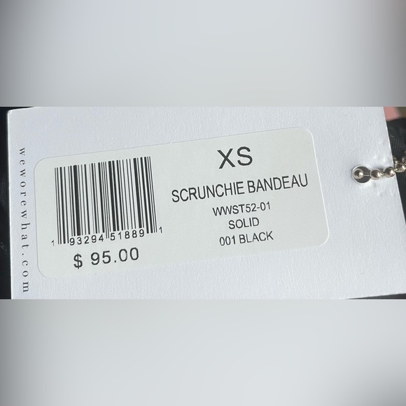 WEWOREWHAT Scrunchie Bandeau Bikini Top - Picture 4 of 6